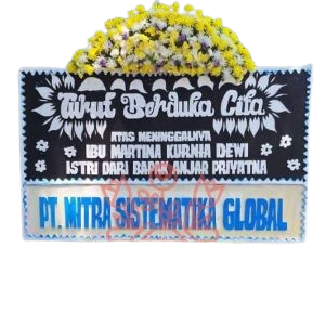Papan Bunga Turut Berduka Cita